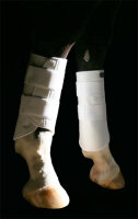 Infrarot-Trainingsgamaschen Bandagier-Effekt - COB vorne schwarz