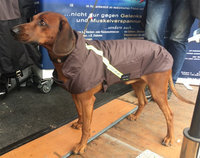 Infrarot-Ganzjahres-Hundemantel 100 cm  -navy