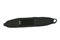 Infrarot-Handgelenkbandage mit Daumenschlaufe - schwarz-beige