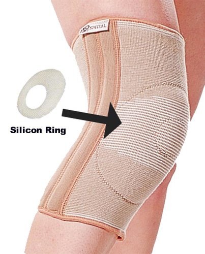 Infrarot-Knieschoner mit Silikonring - Restposten 20% M (35-38 cm)