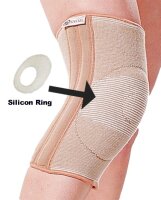 Infrarot-Knieschoner mit Silikonring - Restposten 20% M (35-38 cm)
