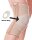 Infrarot-Knieschoner mit Silikonring - Restposten 20% M (35-38 cm)