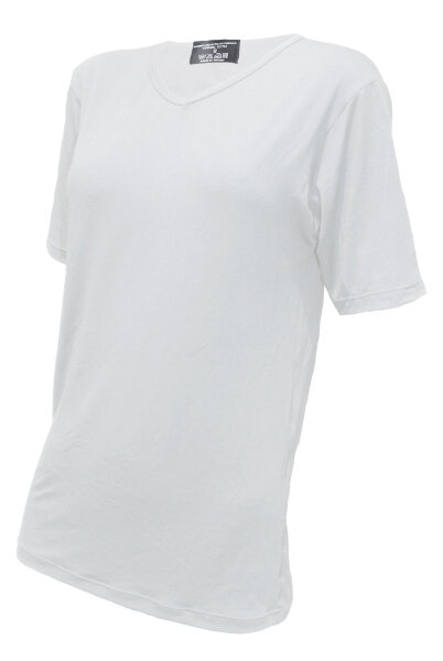 Infrarot-Funktions-Shirt Kurzarm - V-Ausschnitt - naturweiß