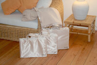 Infrarot-Fleece-Kuscheldecke / Sofadecke 120x150cm beige