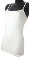 Infrarot-Funktions-Sommertop / Trägershirt - naturweiß - Gr. S