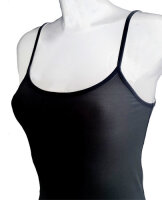 Infrarot-Sommertop / Trägershirt - schwarz - Gr. S