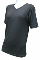 Infrarot-Funktions-Shirt - Kurzarm V-Ausschnitt schwarz -...