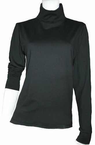 Infrarot-Rollkragen-Funktions-Shirt - schwarz - Gr. XXXL