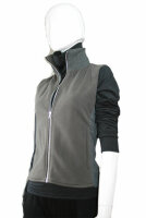 Infrarot-Fleece-Weste - stark wasserabweisend, atmungsaktiv - grau  Gr. XL