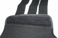 Infrarot-Trainingsgamaschen Bandagier-Effekt  - WB vorne schwarz