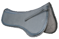 Antirutsch-Sattelkissen mit Moosgummi - MIT Korrekturtaschen schwarz