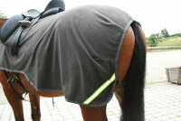 Infrarot-Fleece-Reitdecke - stark wasserabweisend - 155 cm