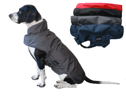 Infrarot-Hundemantel- wasserdicht ganzjährig - Rückenlänge 30-35 cm