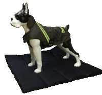 Infrarot-Ganzjahres-Hundemantel - Standard - Reflex - 35 cm grau