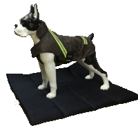 Infrarot-Ganzjahres-Hundemantel - Standard - Reflex - 35 cm schwarz