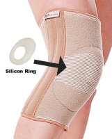 Knieschoner mit Silikonring - Restposten 20% S (33-35 cm)