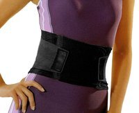 Infrarot-Rückenschoner starke Stütze frei einstellbar - schwarz- Gr. XL