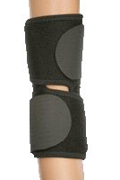 Infrarot-Ellbogenschoner aus Airprene mit Klett offen