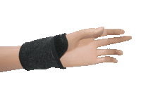 Infrarot-Handgelenkschoner mit Klettverschluß - Gr  L/XL - schwarz