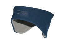 Infrarot-Fleece-Wendestirnband - grau/blau - Gr. S