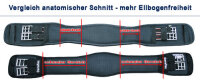 Infrarot Kurzgurt - mehr Schulterfreiheit - anatomisch, 3cm Elastik beidseitig - 70 cm